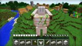 A GIANT GOLEM PROTECTS THE VILLAGE IN MINECRAFT Inventory Noob vs Pro