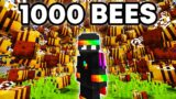 Breeding 1000 Bees to Kill ONE Minecraft Player…