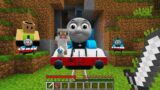 CURSED MINECRAFT BUT IT'S UNLUCKY LUCKY FUNNY MOMENTS I'm being chased by a THOMAS the Tank!
