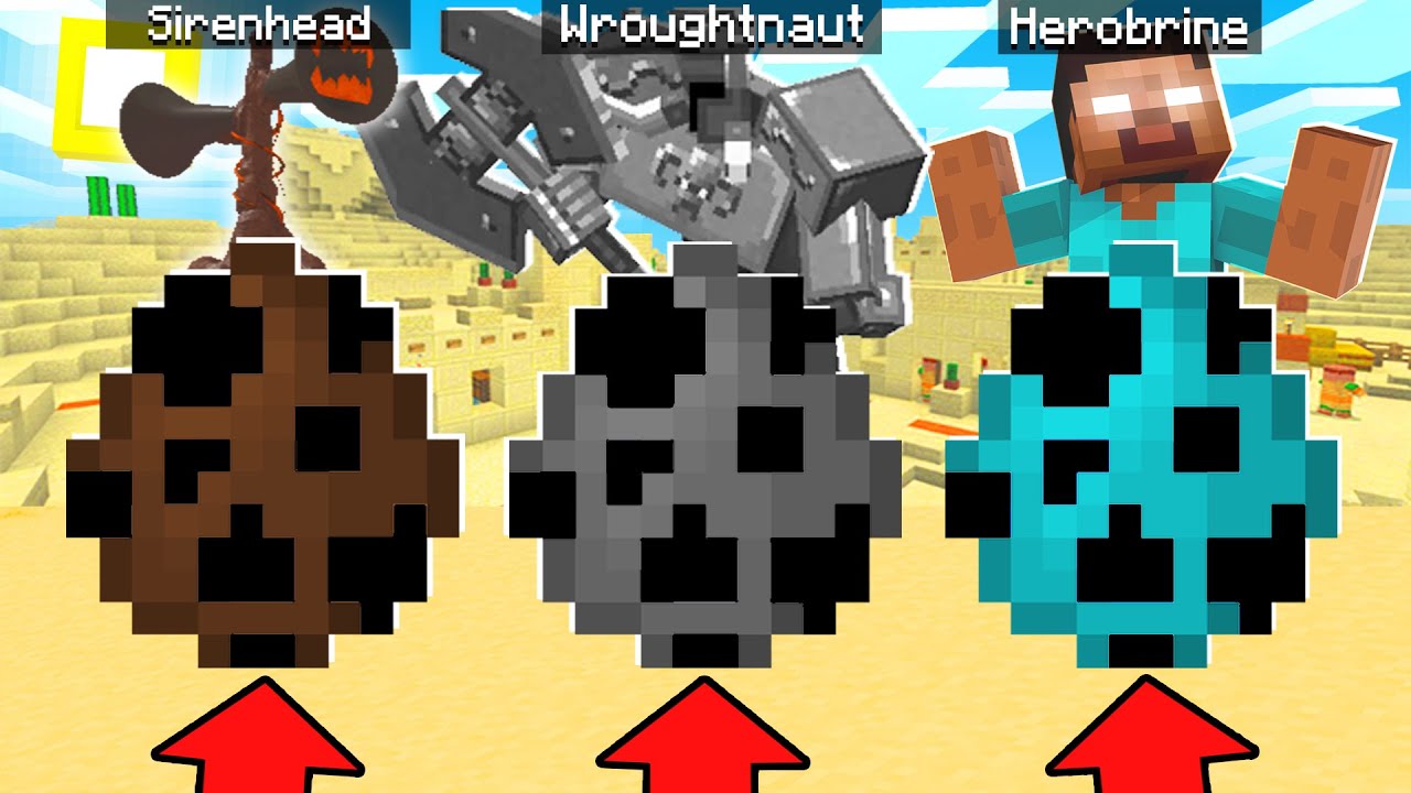 DO NOT CHOOSE THE WRONG SPAWN EGG IN MINECRAFT! - Minecraft videos
