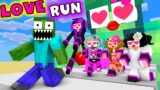 GIRLS LOVE RUN – Love Curse! – Minecraft Animation