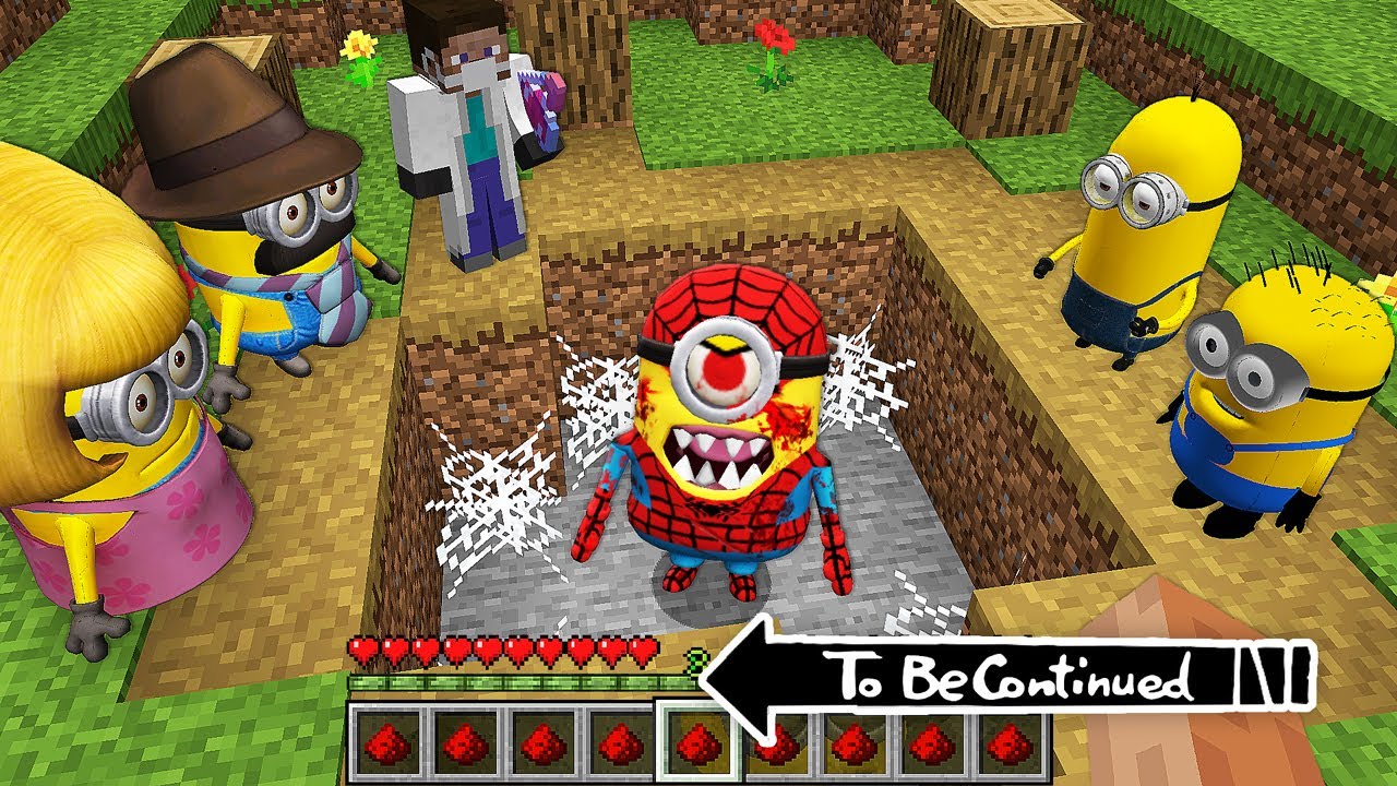 HOW THE MINIONS SAVED THE SPIDER MINION.EXE in Minecraft - Gameplay ...