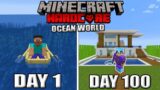 I Survived 100 Days in Ocean Only World in Minecraft Hardcore! (Part-1) | 100 days in Minecraft