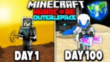 I Survived 100 Days in Outer Space on Hardcore Minecraft.. Here's What Happened..