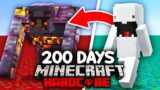 I Survived 200 Days as a SHAPESHIFTER in Minecraft…
