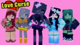 Love Curse(Angry Monster Girls Attack)|Don't Touch my Husband : Monster School : Minecraft Animation
