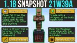 Minecraft 1.18 Snapshot 21w39a Redesigned Status Effect Layout!