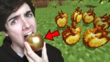 Minecraft But I Eat The Food in Real Life…