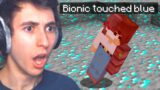 Minecraft But You Can't Touch the Color Blue…