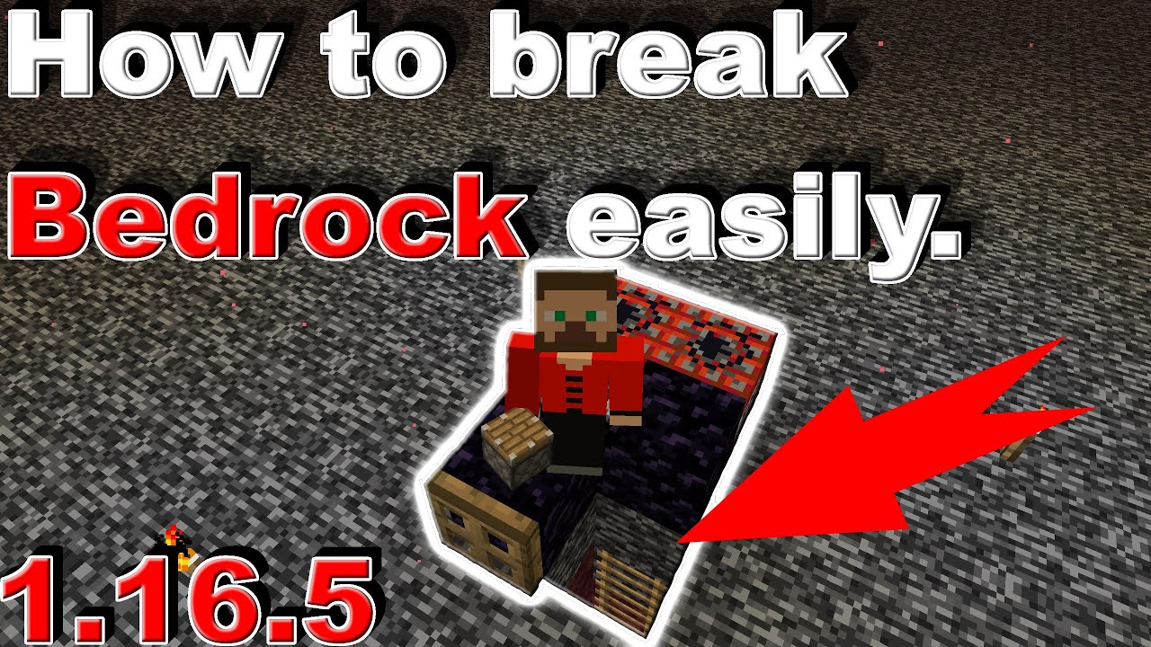 hack to destroy bedrock in minecraft