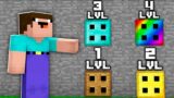 Minecraft NOOB vs PRO: WHAT LEVEL THE TRAPDOOR WILL CHOOSE NOOB IN VILLAGE Challenge 100% trolling