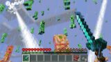 Minecraft but it rains Creepers…