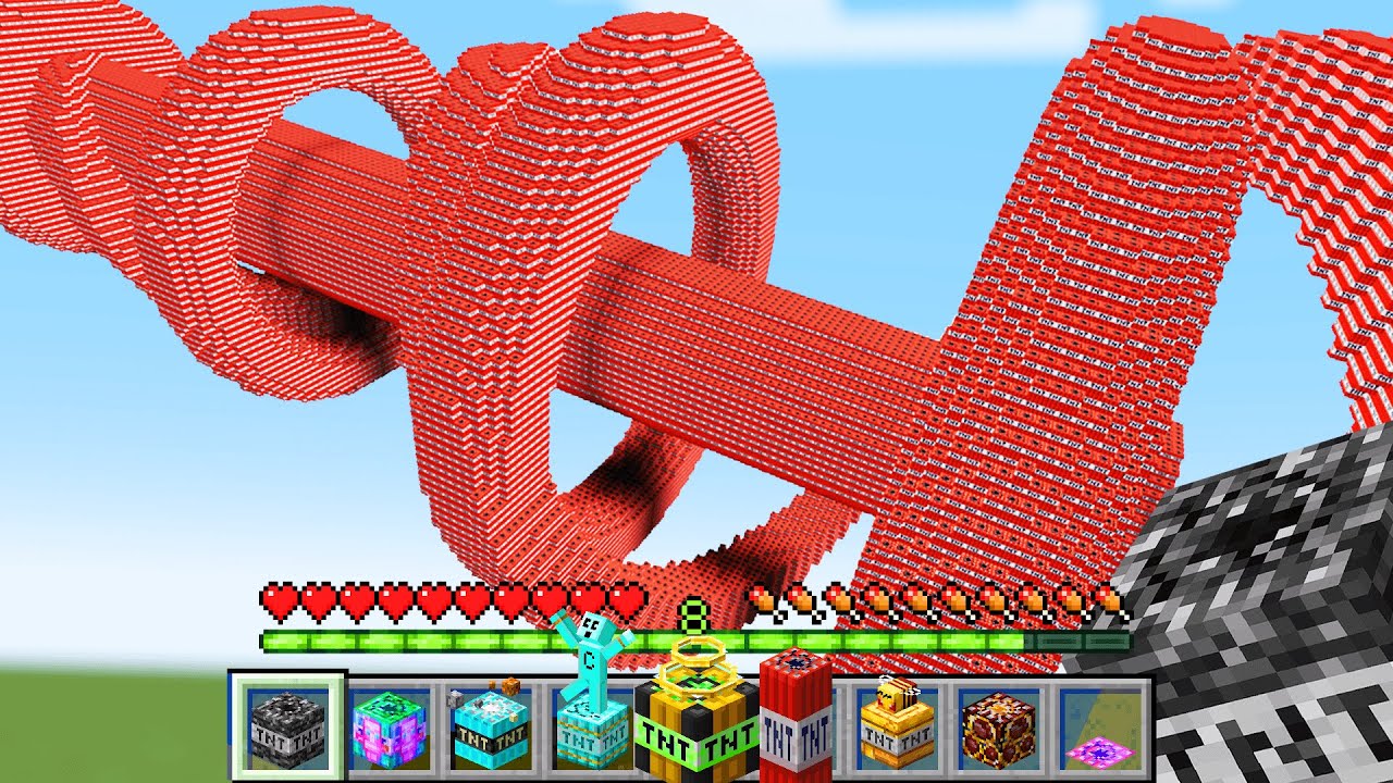 Minecraft but there is Super TNT - Minecraft videos