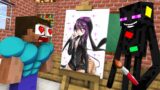 Monster School : BABY MONSTERS DRAWING CHALLENGE ALL EPISODE – Minecraft Animation
