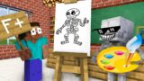 Monster School : Baby Monsters Drawing Challenge New Episode – Minecraft Animation