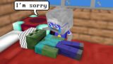 Monster School : Sad Story Of Baby Zombie Family – Minecraft Animation