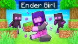 Playing as an ENDER Girl In Minecraft!