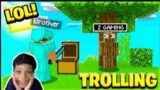 *TROLLING MY BROTHER* IN MINECRAFT | HINDI GAMEPLAY
