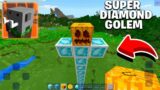 YOU will be SHOCKED if SPAWN TALLEST DIAMOND GOLEM in Minecraft !!!