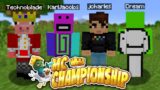 the Minecraft Championships 11 TEAMS! (James Charles, Dream, Technoblade…)