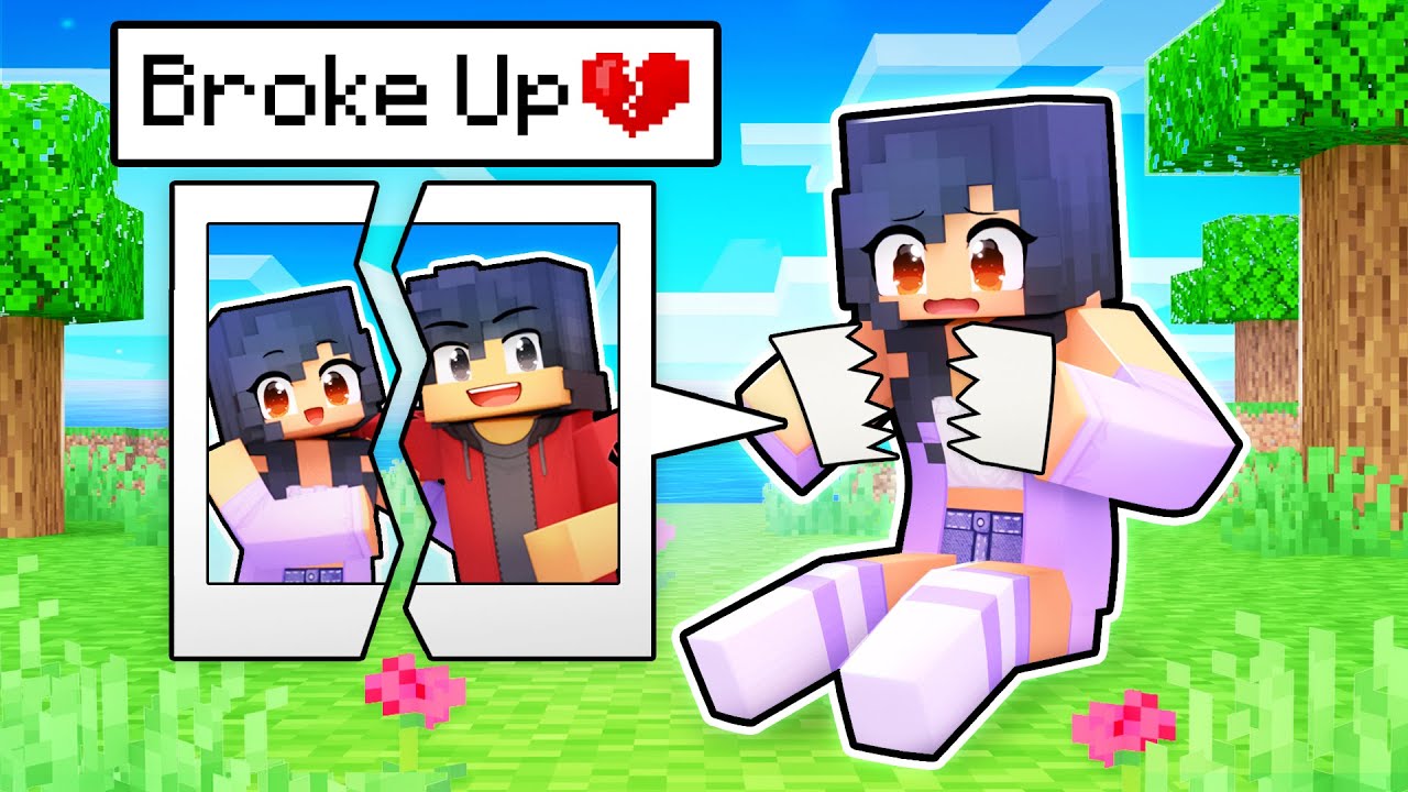 Aphmau BROKE UP in Minecraft! - Minecraft videos