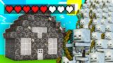 BEDROCK HUIS vs 1000 SKELETONS In MINECRAFT!