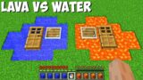 HOUSE UNDER LAVA VS HOUSE UNDER WATER in Minecraft ! WHICH HOUSE IS BETTER ?