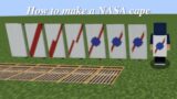 How to make a NASA cape/banner in Minecraft