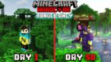 I SURVIVED 50 DAYS IN JUNGLE ONLY WORLD – MINECRAFT HARDCORE SURVIVAL HINDI