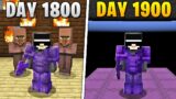 I Survived 1,900 Days in HARDCORE Minecraft…