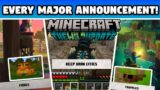 Minecraft 1.19 The Wild Update! (EVERY MAJOR ANNOUNCEMENT!)