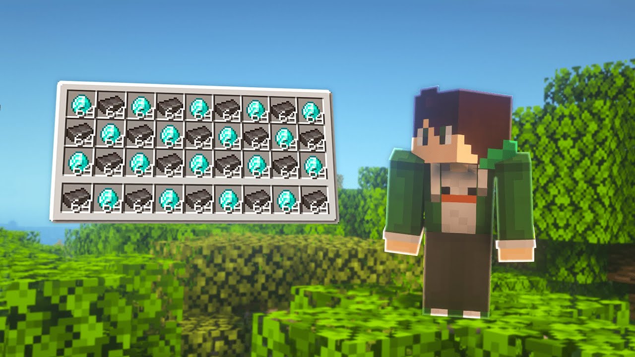 Minecraft, But my Inventory Randomizes - Minecraft videos