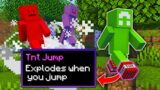 Minecraft Manhunt, But There's Custom Jumps