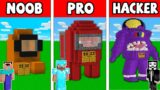 Minecraft NOOB vs PRO vs HACKER : AMONG US BASE in Minecraft! Animation!