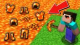 Minecraft NOOB vs PRO:ONLY WITH THIS PICKAXE NOOB CAN MINE RAREST LAVA ARMOR Challenge 100% trolling
