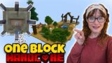Minecraft Skyblock One Block, but its HARDCORE [ep3]