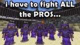 Minecraft but I FIGHT in the PRO arena