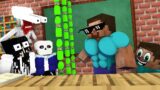 Monster School : BABY MONSTERS HORROR STORY CHALLENGE – Minecraft Animation