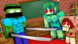 Monster School : EPIC ZOMBIE SAMURAI BECAME HERO – Minecraft Animation