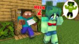 Monster School : Hulk Have a Herobrine Father and Good Mother – Sad Story – Minecraft Animation