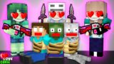 Monster School: LOVE CURSE  APOCALYPSE  2 Challenge – Minecraft Animation