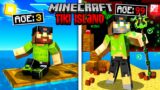 SURVIVING on a SECRET ISLAND in Minecraft!