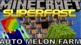 Superfast: Minecraft Automatic Melon Farm, 1.17 Cave Update Tutorial #shorts