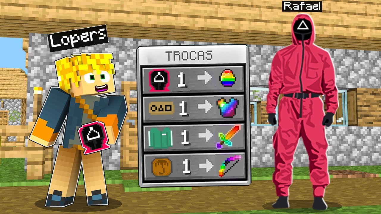 Round Minecraft Game VIREI O ROUND 6 E AJUDEI MEU AMIGO A ZERAR O MINECRAFT - Minecraft videos