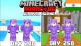 We Survived 250 Days On A Survival Island In Minecraft Hardcore (HINDI)