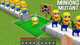 What if YOU CREATE MUTANT MINIONS in Minecraft ? USING A RADIATION and POSION LIQUID