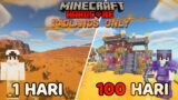 100 Hari di Minecraft Hardcore Tapi Badlands Only