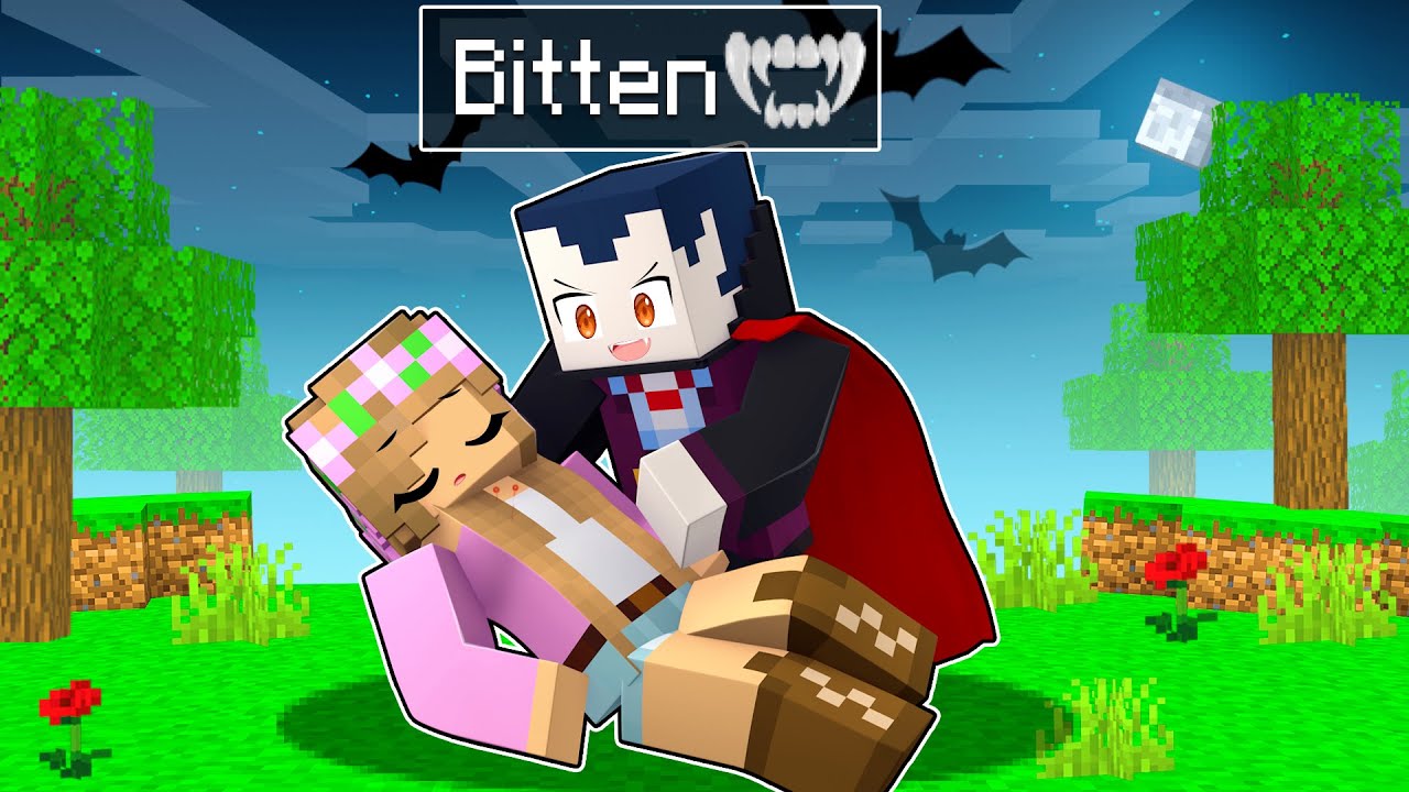BITTEN by a VAMPIRE in Minecraft Minecraft videos