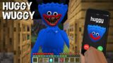 DON'T CALL TO HUGGY WUGGY in MINECRAFT – Gameplay SCARY DOLL SQUID GAME DOLL Poppy Playtime MINIONS