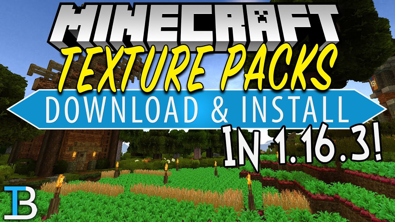 How To Download & Install Texture Packs in Minecraft 1.16.3 (Java Edition) Minecraft videos